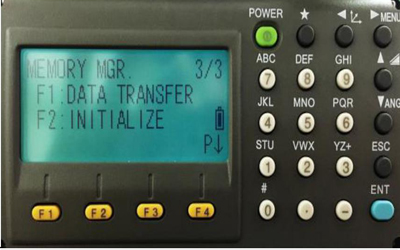 Hướng dẫn cách sử dụng máy toàn đạc Topcon GTS230/235/255 31 quan ly bo nho may topcon 3
